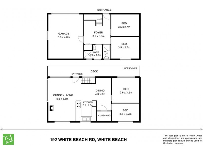 192 White Beach Road, White Beach TAS 7184 Floorplan