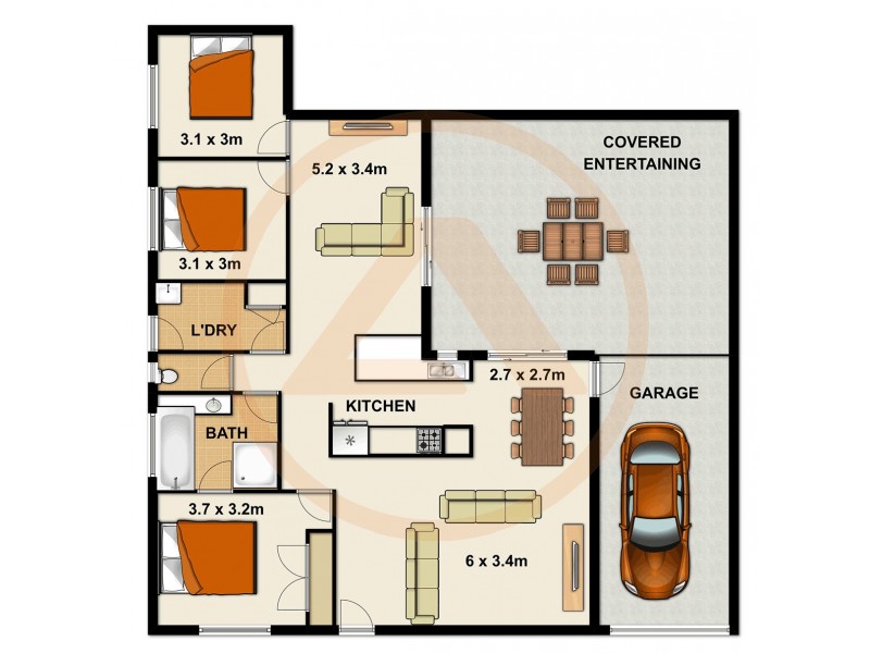 6 Matang Place, Tanah Merah QLD 4128 Floorplan