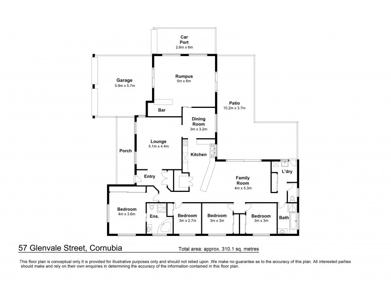 57 GLENVALE ST., Cornubia QLD 4130 Floorplan