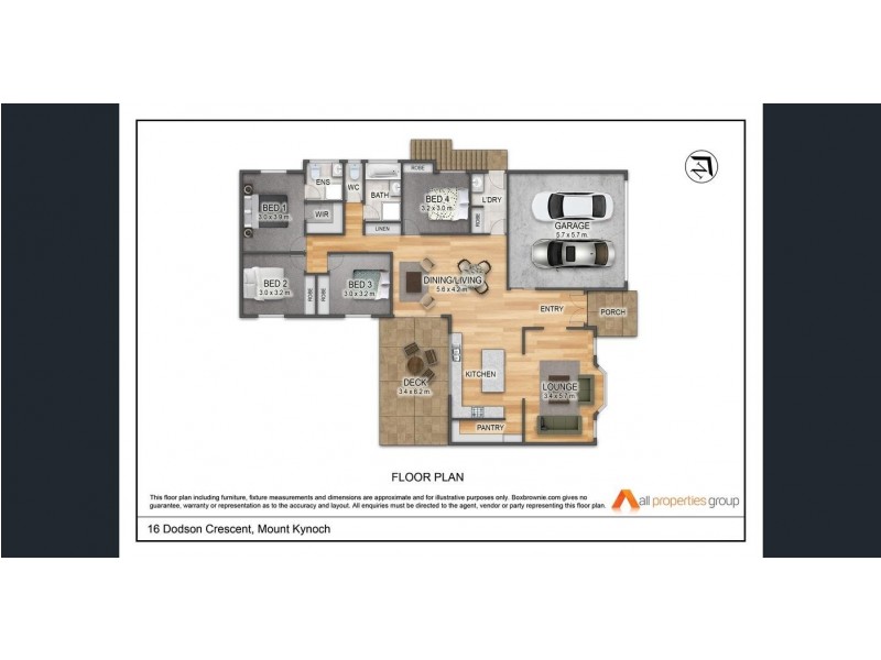 16 Dodson Cresent, Mount Kynoch QLD 4350 Floorplan