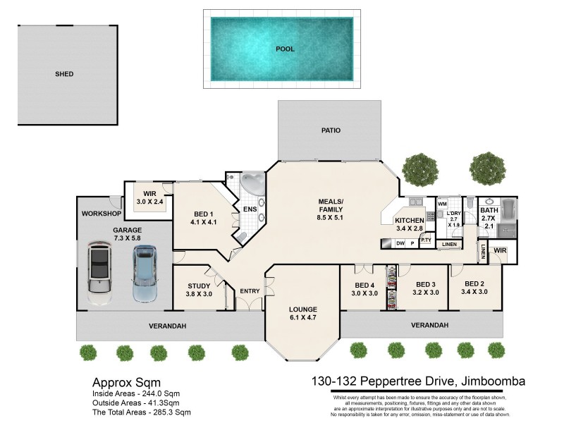 130-132 Peppertree Drive, Jimboomba QLD 4280 Floorplan