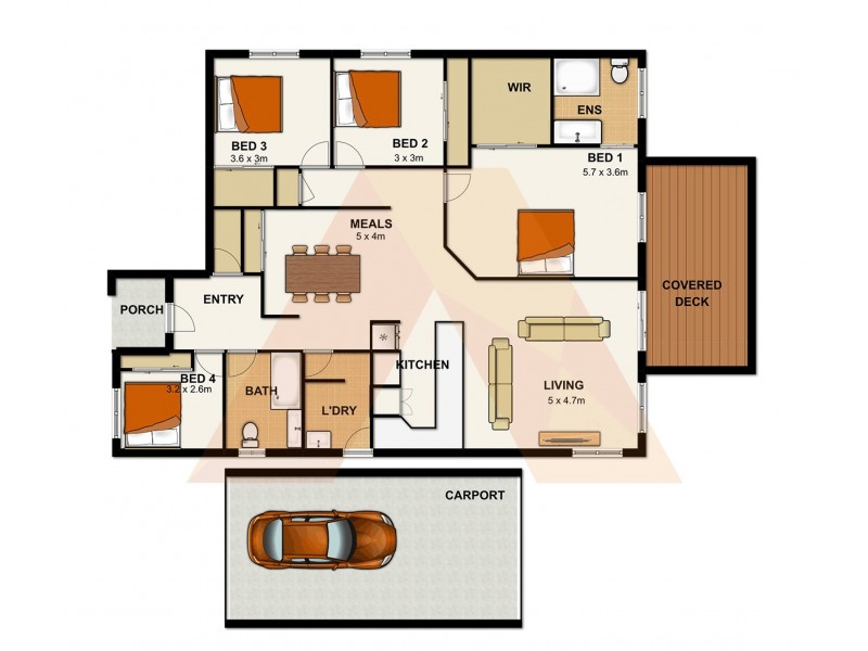 31 Francoise Street, Eagleby QLD 4207 Floorplan