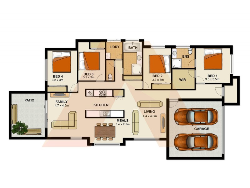 16 Corsair Circuit, Bray Park QLD 4500 Floorplan