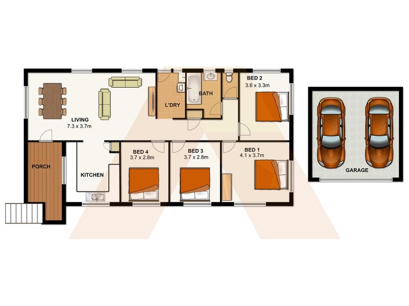 1 Reign Street, Slacks Creek QLD 4127 Floorplan