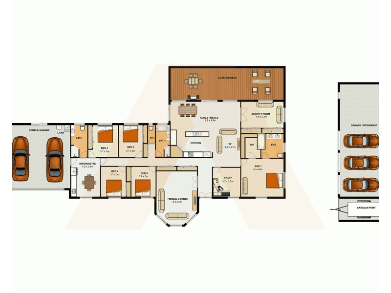 41- 43 Saint Covet Court, Jimboomba QLD 4280 Floorplan