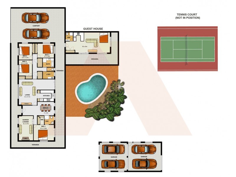 182-184 Andrew Rd, Greenbank QLD 4124 Floorplan