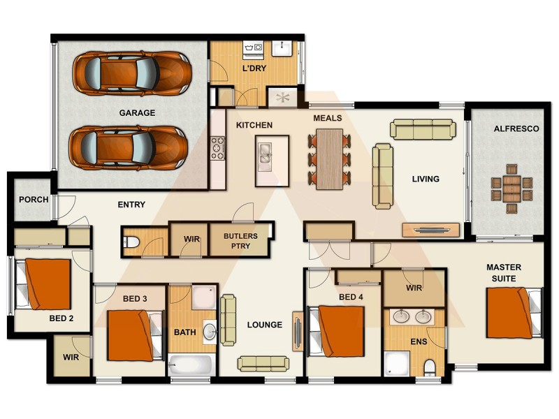27 Slate Ct, Logan Reserve QLD 4133 Floorplan