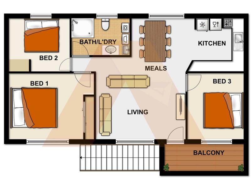 14/28 Defiance Rd, Logan Central QLD 4114 Floorplan