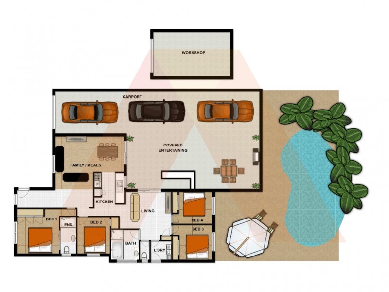 73 Evergreen Avenue, Loganlea QLD 4131 Floorplan