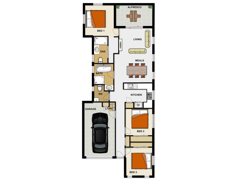 120 Ridgevale Boulevard, Holmview QLD 4207 Floorplan