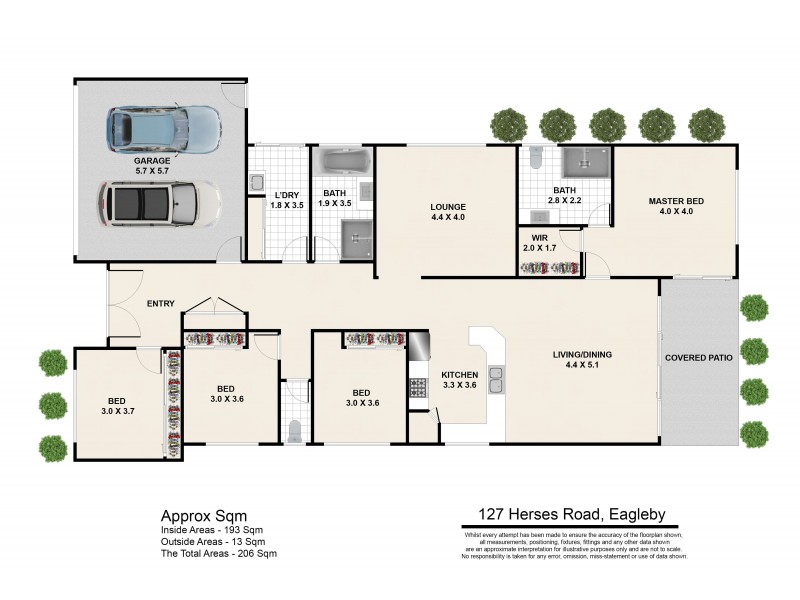 127 Herses Road, Eagleby QLD 4207 Floorplan