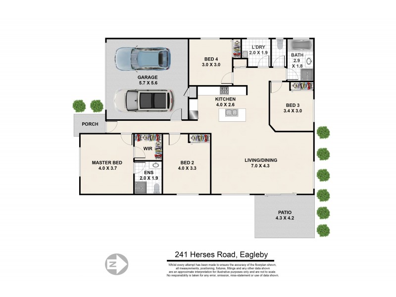 241 Herses Road, Eagleby QLD 4207 Floorplan