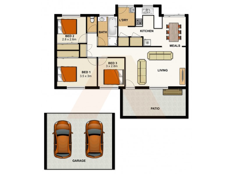 33 Carinya Street, Crestmead QLD 4132 Floorplan