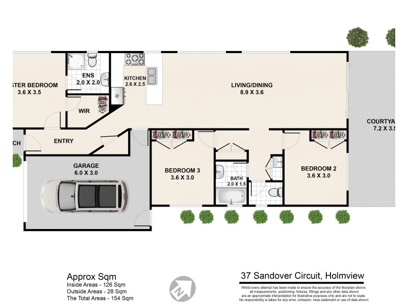 37 Sandover St, Holmview QLD 4207 Floorplan