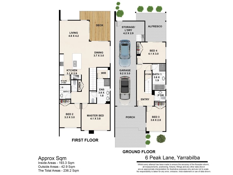 6 Peak Lane, Yarrabilba QLD 4207 Floorplan