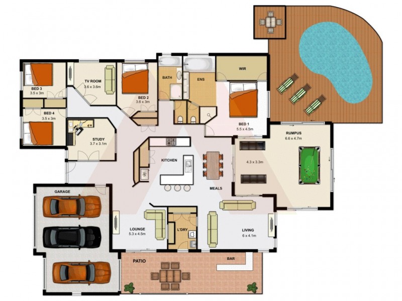74 – 76 St Covet Court, Jimboomba QLD 4280 Floorplan