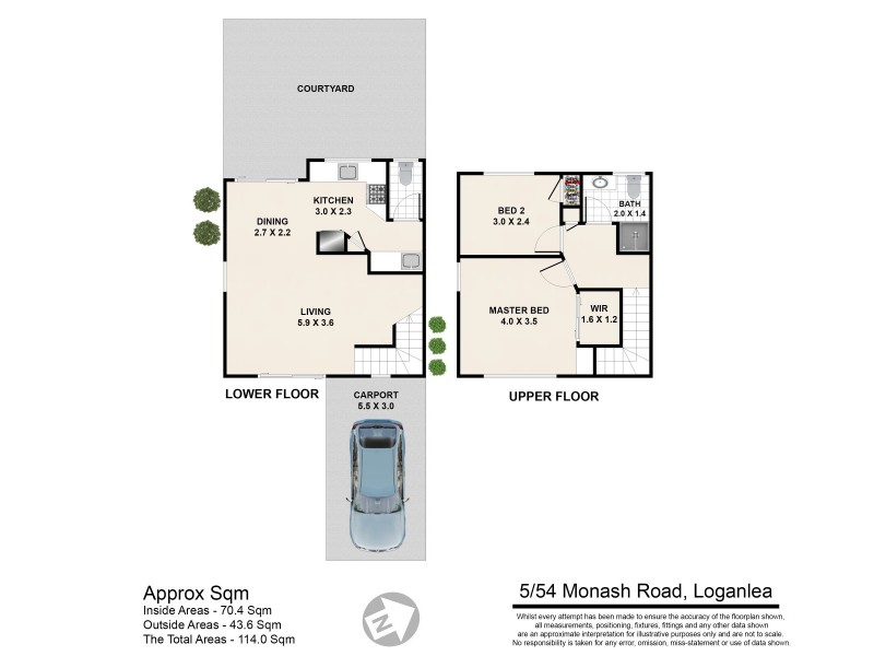 5/54 Monash Road, Loganlea QLD 4131 Floorplan