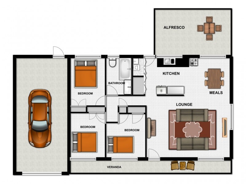 53 Ariel Ave, Kingston QLD 4114 Floorplan