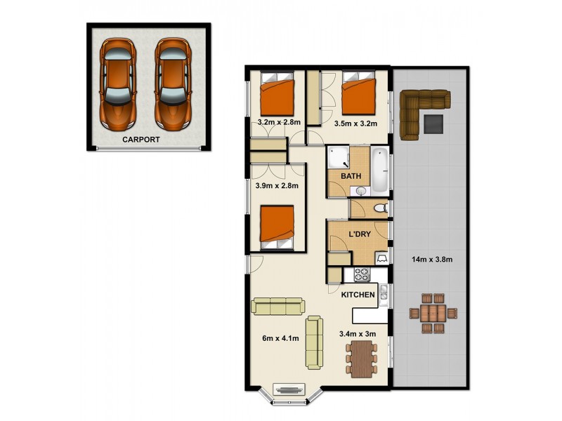 5 Samantha Street, Boronia Heights QLD 4124 Floorplan