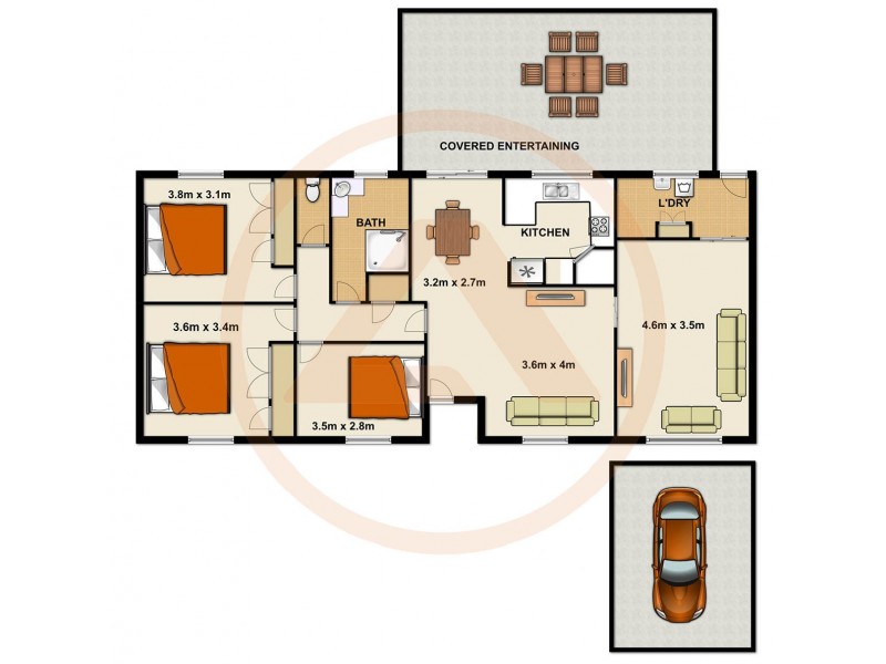 8 Driftwood Street, Crestmead QLD 4132 Floorplan