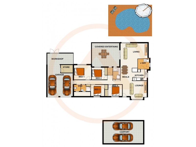 21 Cooberrie Street, Cornubia QLD 4130 Floorplan