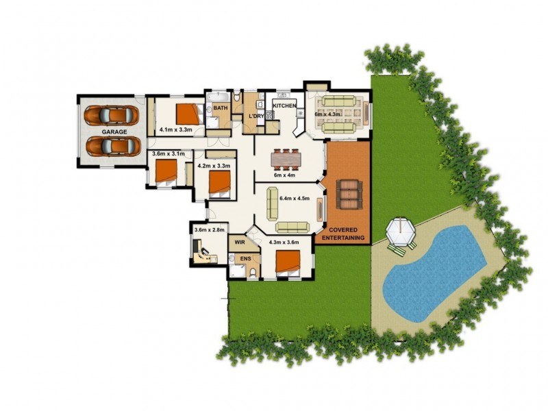 23 Van Dyck Rise, Mackenzie QLD 4156 Floorplan