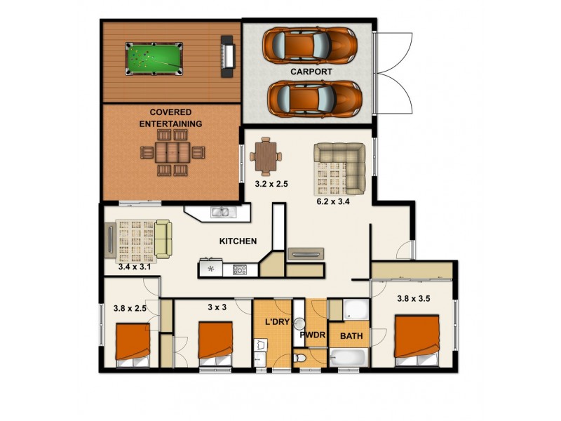 7 Garran Court, Loganholme QLD 4129 Floorplan
