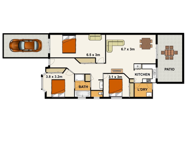 131 Herses Road, Eagleby QLD 4207 Floorplan