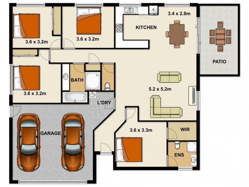 15 Zachary Street, Eagleby QLD 4207 Floorplan