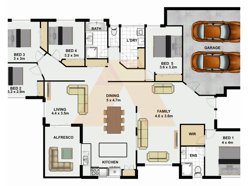 6 Mervyn Crescent, Redland Bay QLD 4165 Floorplan