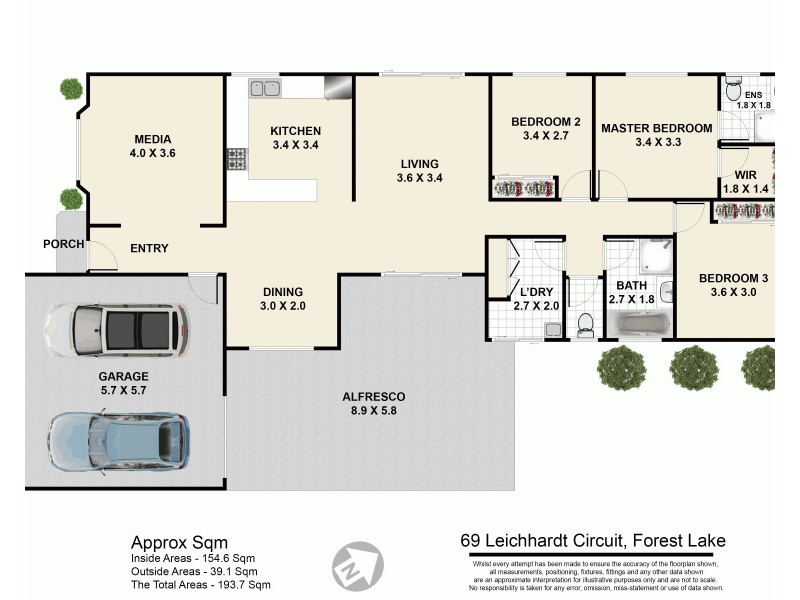 69 Leichhardt Circuit, Forest Lake QLD 4078 Floorplan