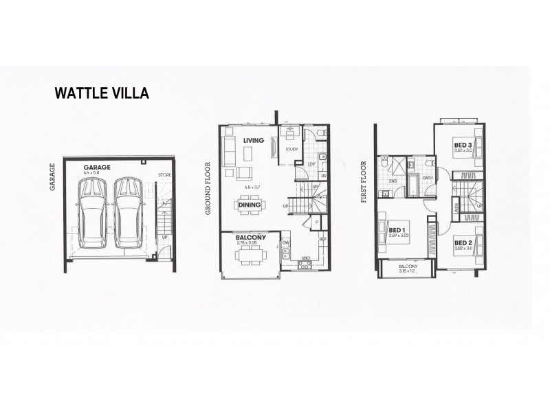 21-23 Kersley Lane, Kenmore QLD 4069 Floorplan