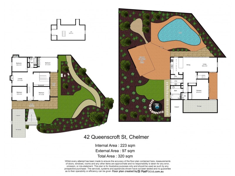 42 Queenscroft Street, Chelmer QLD 4068 Floorplan