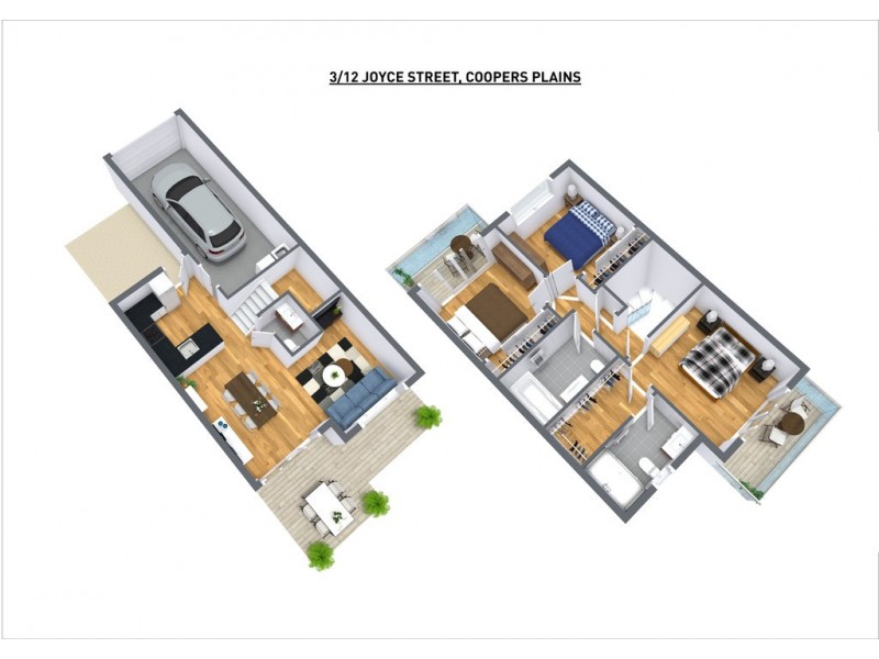 3/12 Joyce Street, Coopers Plains QLD 4108 Floorplan