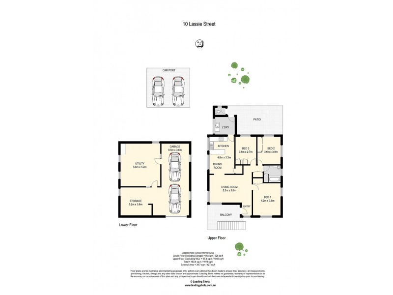 10 Lassie Street, Oxley QLD 4075 Floorplan