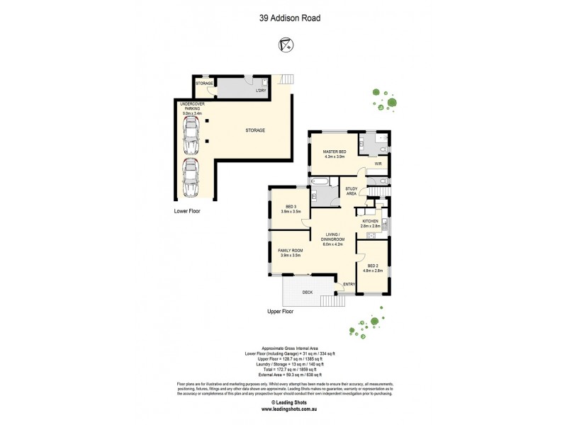 39 Addison Road, Graceville QLD 4075 Floorplan