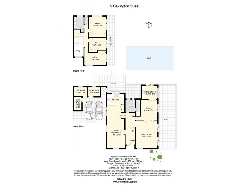 5 Oakington Street, Fig Tree Pocket QLD 4069 Floorplan