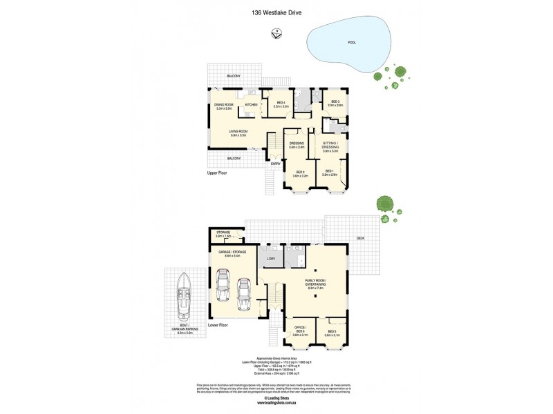 136 Westlake Drive, Westlake QLD 4074 Floorplan