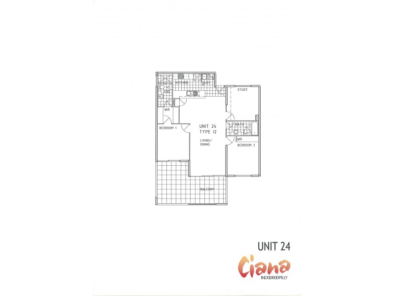 24/95 Clarence Road, Indooroopilly QLD 4068 Floorplan