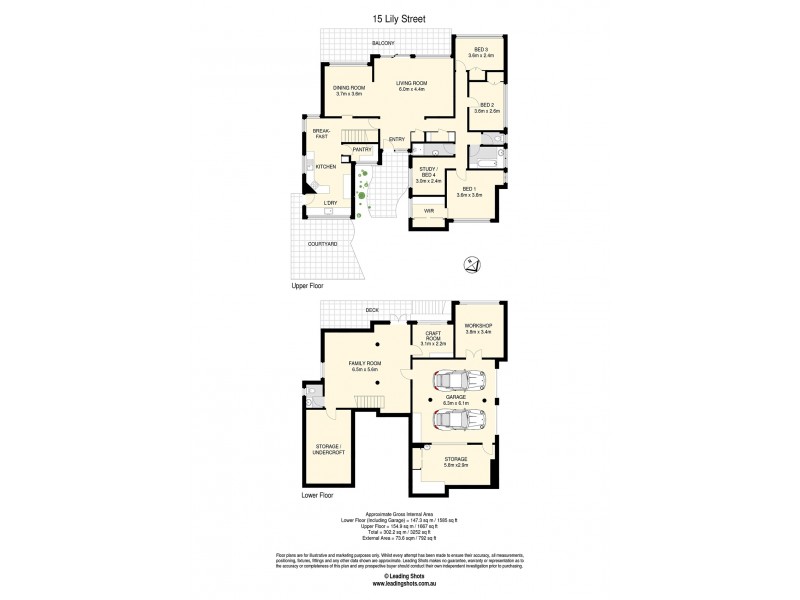 15 Lily Street, Indooroopilly QLD 4068 Floorplan