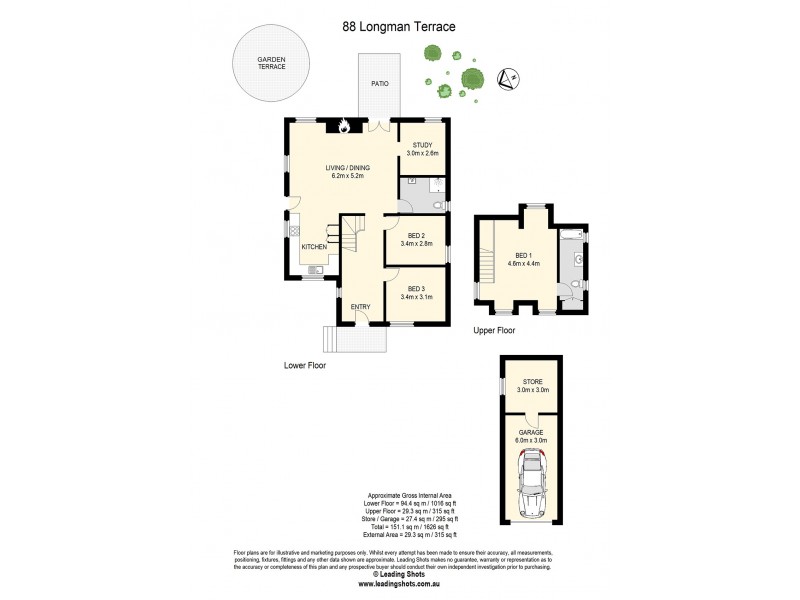 88 Longman Terrace, Chelmer QLD 4068 Floorplan