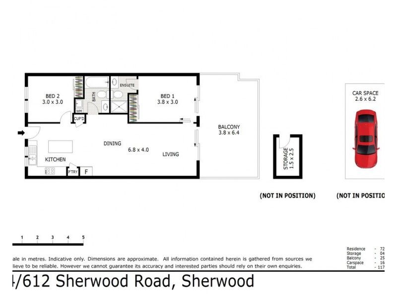 4/612 Sherwood Road, Sherwood QLD 4075 Floorplan