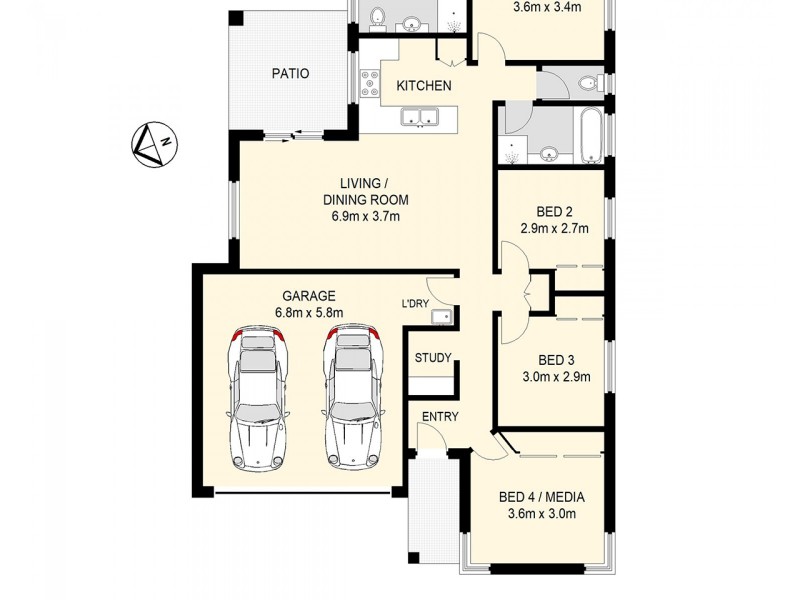 8 Rosella Way, Deebing Heights QLD 4306 Floorplan