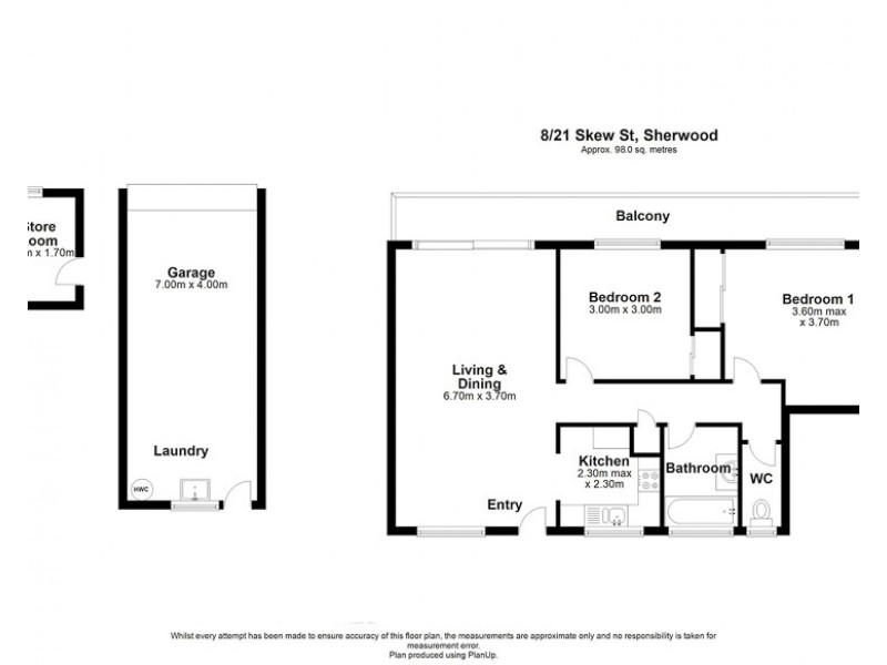 8/21 Skew Street, Sherwood QLD 4075 Floorplan
