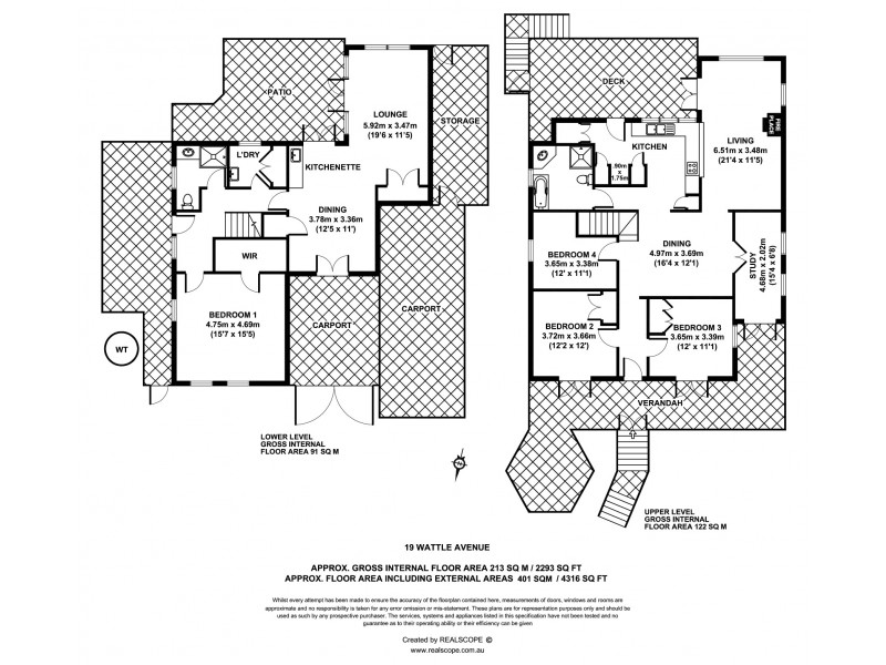 19 Wattle Avenue, Yeerongpilly QLD 4105 Floorplan