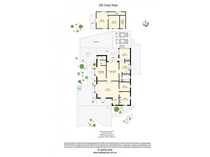 262 Oxley Road, Graceville QLD 4075 Floorplan
