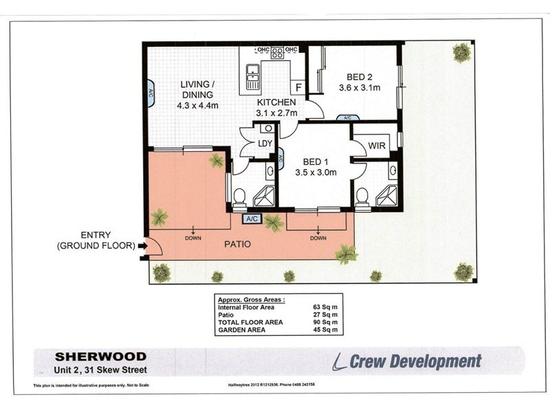 2/31 Skew Street, Sherwood QLD 4075 Floorplan