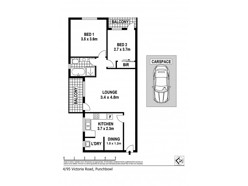 4/95 Victoria Road, Punchbowl NSW 2196 Floorplan