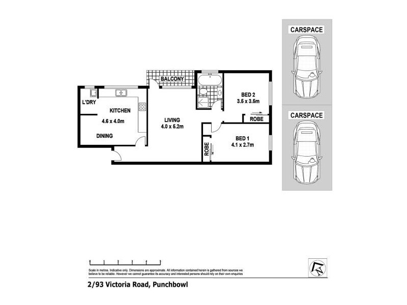 2/93 Victoria Road, Punchbowl NSW 2196 Floorplan