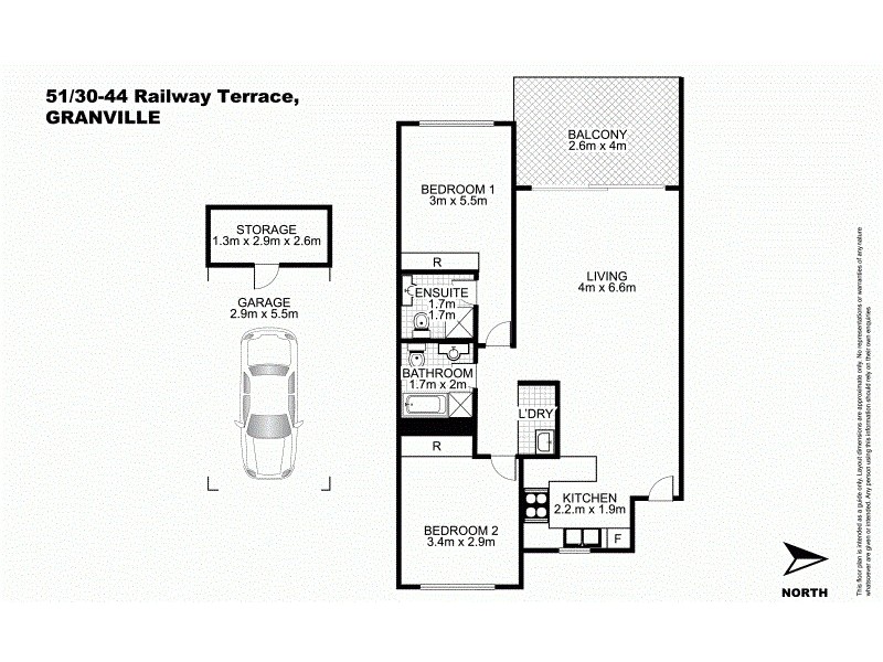 51/30 Railway Terrace, Granville NSW 2142 Floorplan